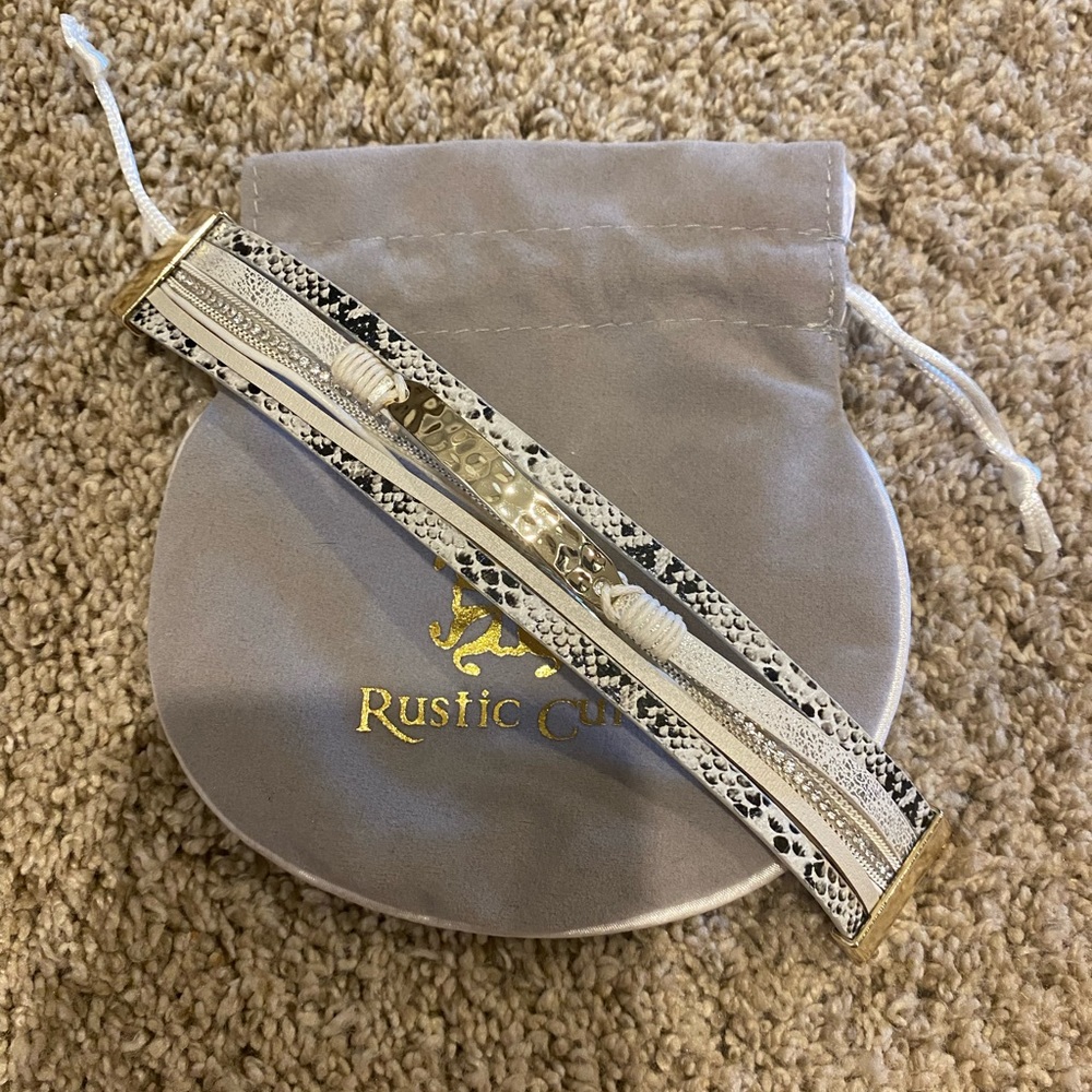Rustic Cuff bracelet.